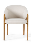 Curve-Back Cream Dining Chair | OROA Modern Lunde | Oroatrade.com