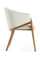 Curve-Back Cream Dining Chair | OROA Modern Lunde | Oroatrade.com