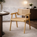 Light Rattan Dining Armchair | OROA Modern Aurora | Oroatrade.com
