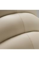 Beige Vegan Leather Dining Chair | OROA Modern Michael | Oroatrade.com