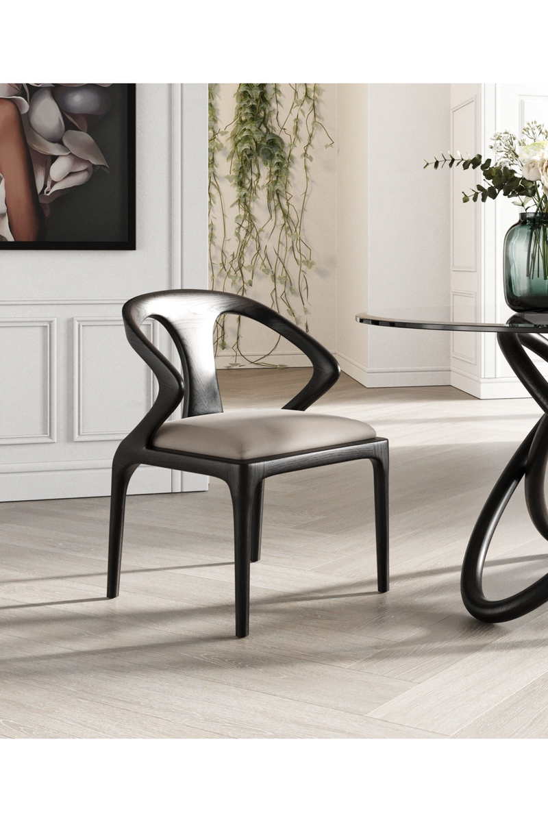 Black Ash Dining Chair | OROA Modern Campbell | Oroatrade.com