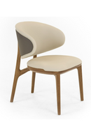Cream Leatherette Dining Chair | OROA Modern Chance | Oroatrade.com