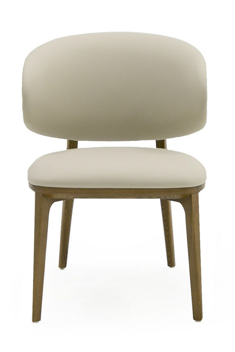 Cream Leatherette Dining Chair | OROA Modern Chance | Oroatrade.com