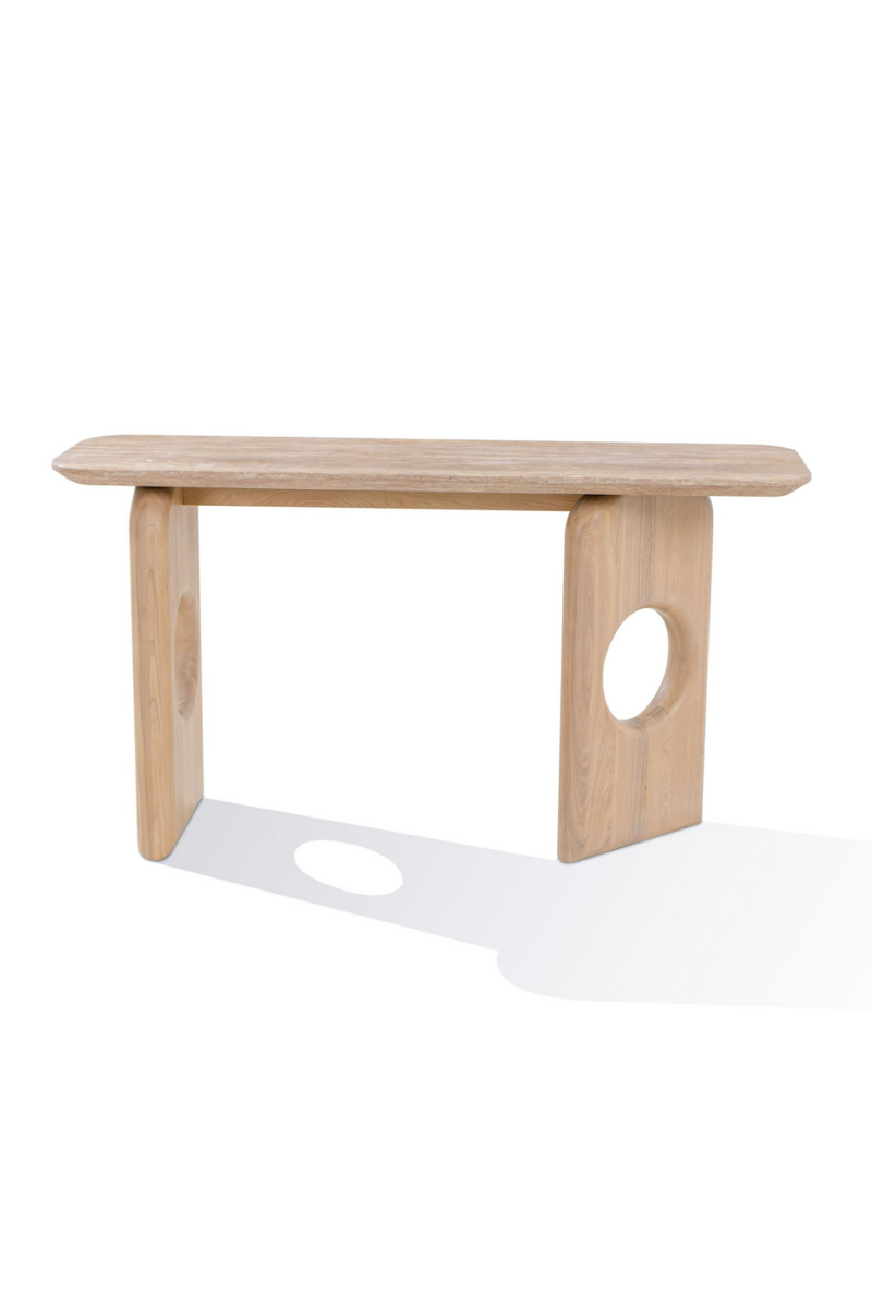 Beige Marble Console Table | OROA Modern Osaka | Oroatrade.com