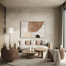 Wooden & Onyx Nesting Coffee Tables (3) | OROA Modern Raywood | Oroatrade.com
