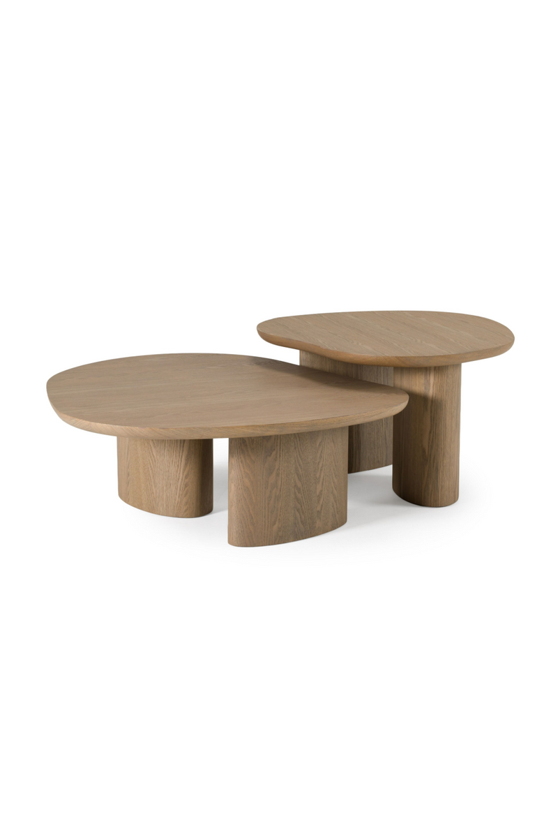 Wooden & Onyx Nesting Coffee Tables (3) | OROA Modern Raywood | Oroatrade.com