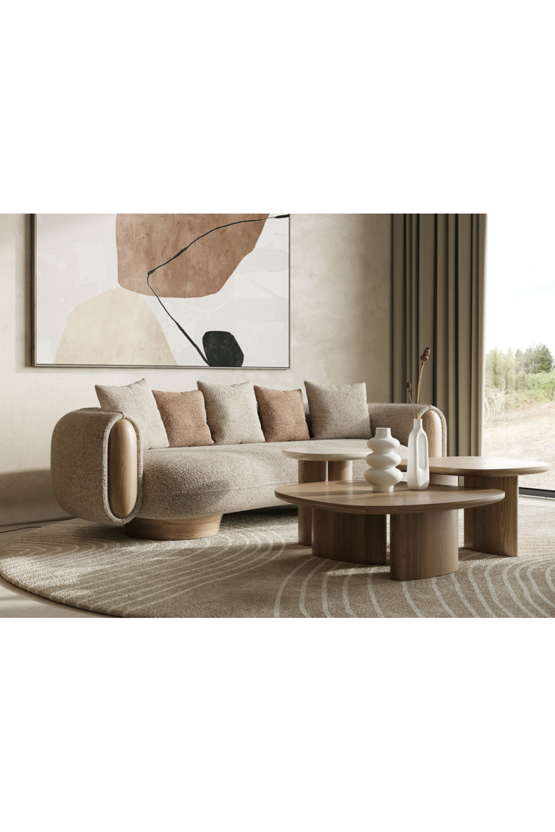 Wooden & Onyx Nesting Coffee Tables (3) | OROA Modern Raywood | Oroatrade.com