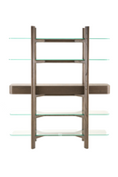 Gray Ash Glass Bookshelf | OROA Modern Rinaldi | Oroatrade.com