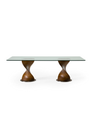 Twisted Wood Base Dining Table | OROA Modern Cleveland | Oroatrade.com