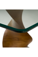 Twisted Wood Base Dining Table | OROA Modern Cleveland