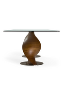 Twisted Wood Base Dining Table | OROA Modern Cleveland