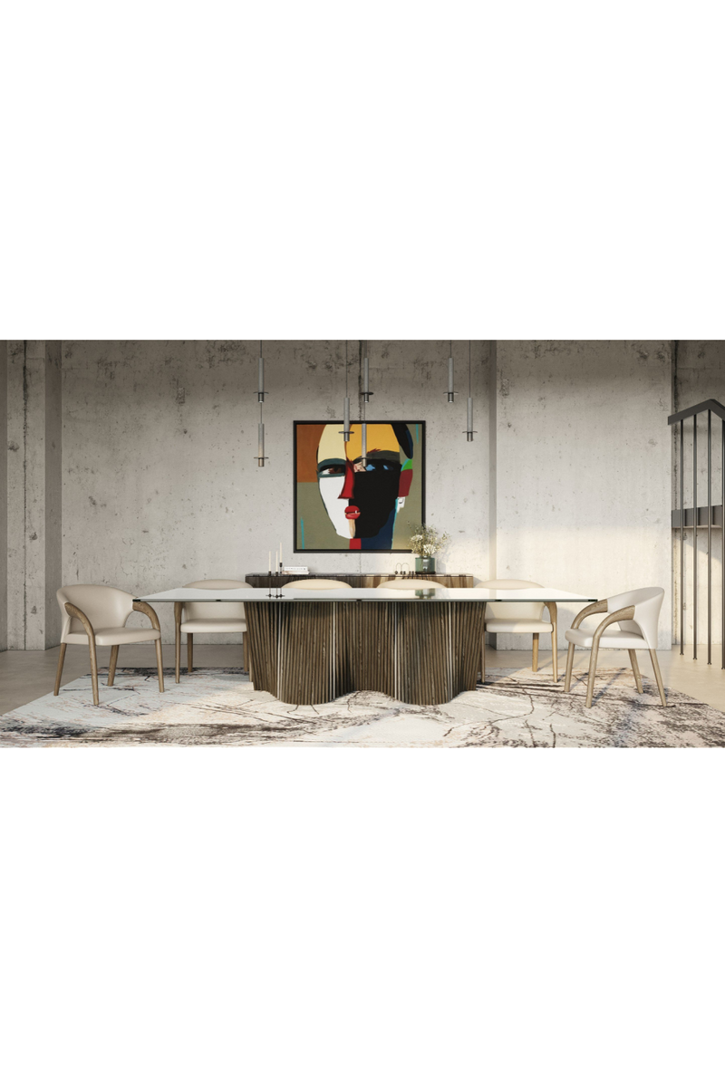 Gray Ash Base Dining Table | OROA Modern Byer | Oroatrade.com