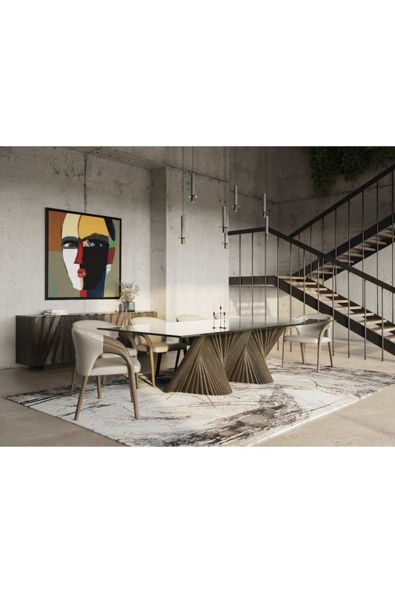 Gray Ash Base Dining Table | OROA Modern Byer | Oroatrade.com