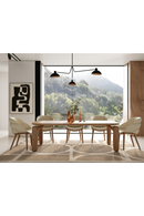 Solid Ash Veneer Dining Table | OROA Modern Michael