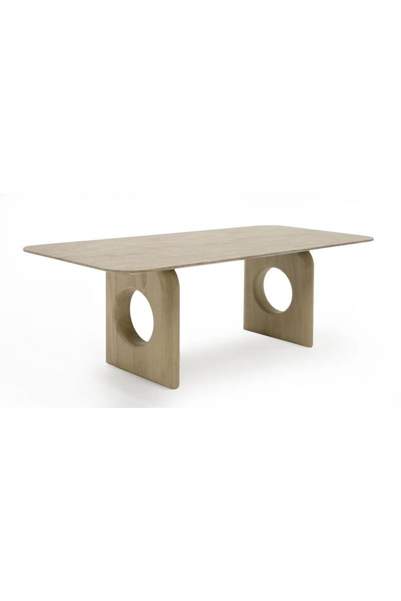 Beige Marble Dining Table | OROA Modern Osaka | Oroatrade.com