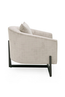 Curved Gray Accent Chair | OROA Modern Forbis | Oroatrade.com