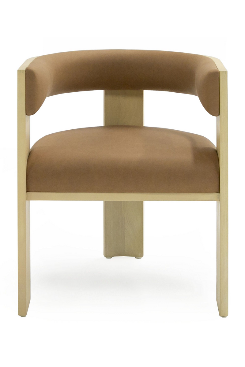Natural Ash Curved Dining Chair | OROA Modern Osaka | Oroatrade.com