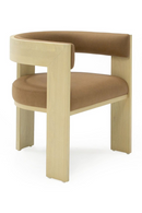 Natural Ash Curved Dining Chair | OROA Modern Osaka | Oroatrade.com