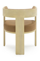 Natural Ash Curved Dining Chair | OROA Modern Osaka | Oroatrade.com