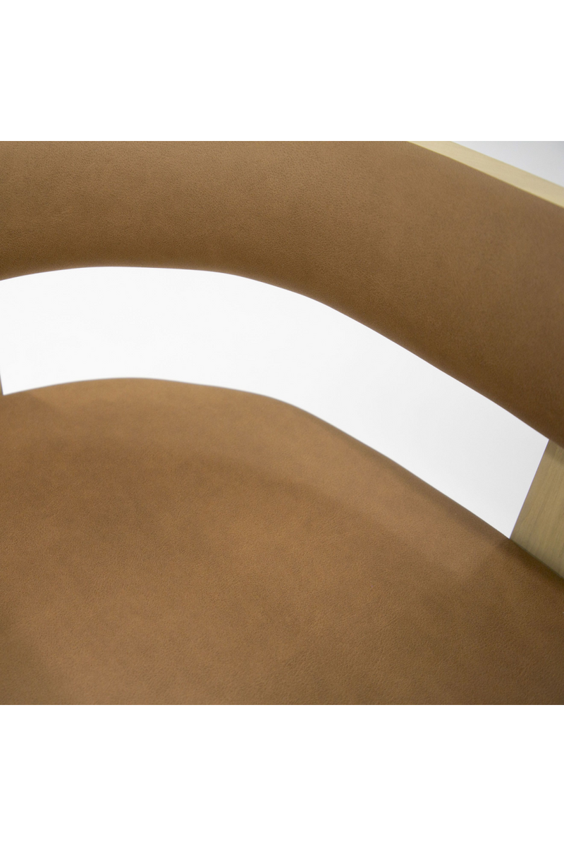 Natural Ash Curved Dining Chair | OROA Modern Osaka | Oroatrade.com