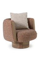 Multicolored Boucle Accent Chair | OROA Modern Raywood | Oroatrade.com