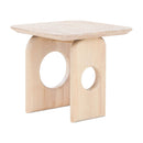 Beige Marble End Table | OROA Modern Osaka