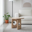 Beige Marble End Table | OROA Modern Osaka