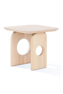 Beige Marble End Table | OROA Modern Osaka | Oroatrade.com