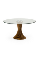 Twisted Wooden Base Dining Table | OROA Modern Ocasio | Oroatrade.com