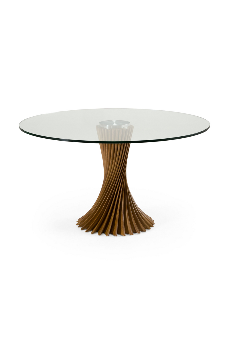 Twisted Wooden Base Dining Table | OROA Modern Ocasio | Oroatrade.com