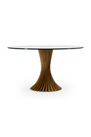 Twisted Wooden Base Dining Table | OROA Modern Ocasio | Oroatrade.com
