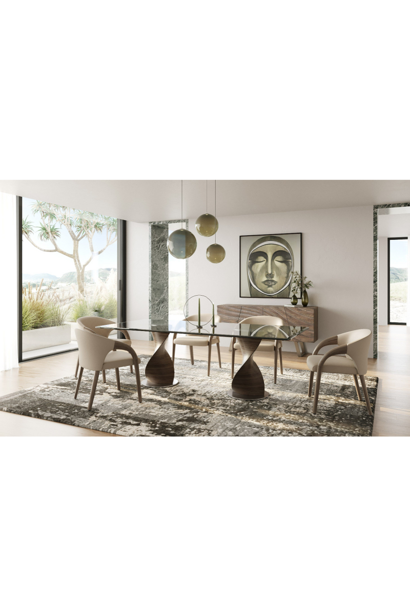 Wave Patterned Ash Sideboard | OROA Modern Finley | Oroatrade.com