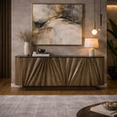 Gray Ash Wood Sideboard | OROA Modern Byer