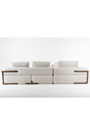 White Fabric Sectional Sofa | OROA Modern Simone | Oroatrade.com