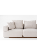 White Fabric Sectional Sofa | OROA Modern Simone | Oroatrade.com