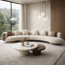 Multicolored Boucle Sectional Sofa | OROA Modern Raywood