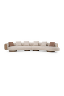 Multicolored Boucle Sectional Sofa | OROA Modern Raywood
