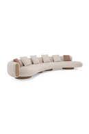 Multicolored Boucle Sectional Sofa | OROA Modern Raywood