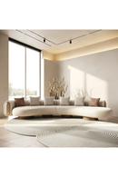 Multicolored Boucle Sectional Sofa | OROA Modern Raywood