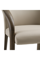 Vegan Leather Curved Dining Chair | OROA Modern Wynetta | Oroatrade.com