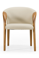 Light Gray Leather Dining Chair | OROA Modern Wynetta | Oroatrade.com