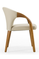 Light Gray Leather Dining Chair | OROA Modern Wynetta | Oroatrade.com