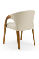Light Gray Leather Dining Chair | OROA Modern Wynetta | Oroatrade.com