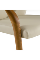 Light Gray Leather Dining Chair | OROA Modern Wynetta | Oroatrade.com