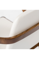 Walnut Framed Cream Dining Chair | OROA Modern Falcon | Oroatrade.com