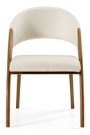 Ash Framed Cream Dining Chair | OROA Modern Lucas | Oroatrade.com