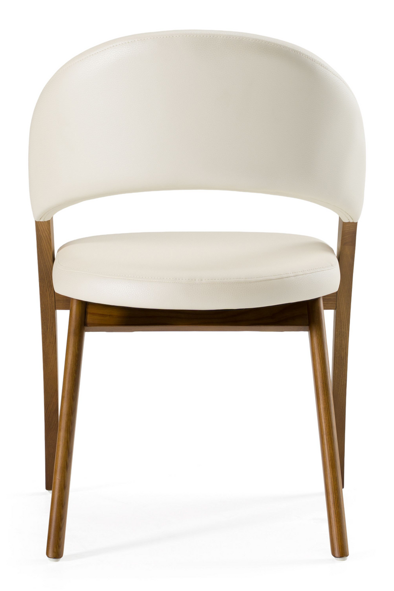 Ash Framed Cream Dining Chair | OROA Modern Lucas | Oroatrade.com