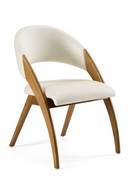 Ash Framed Cream Dining Chair | OROA Modern Lucas | Oroatrade.com