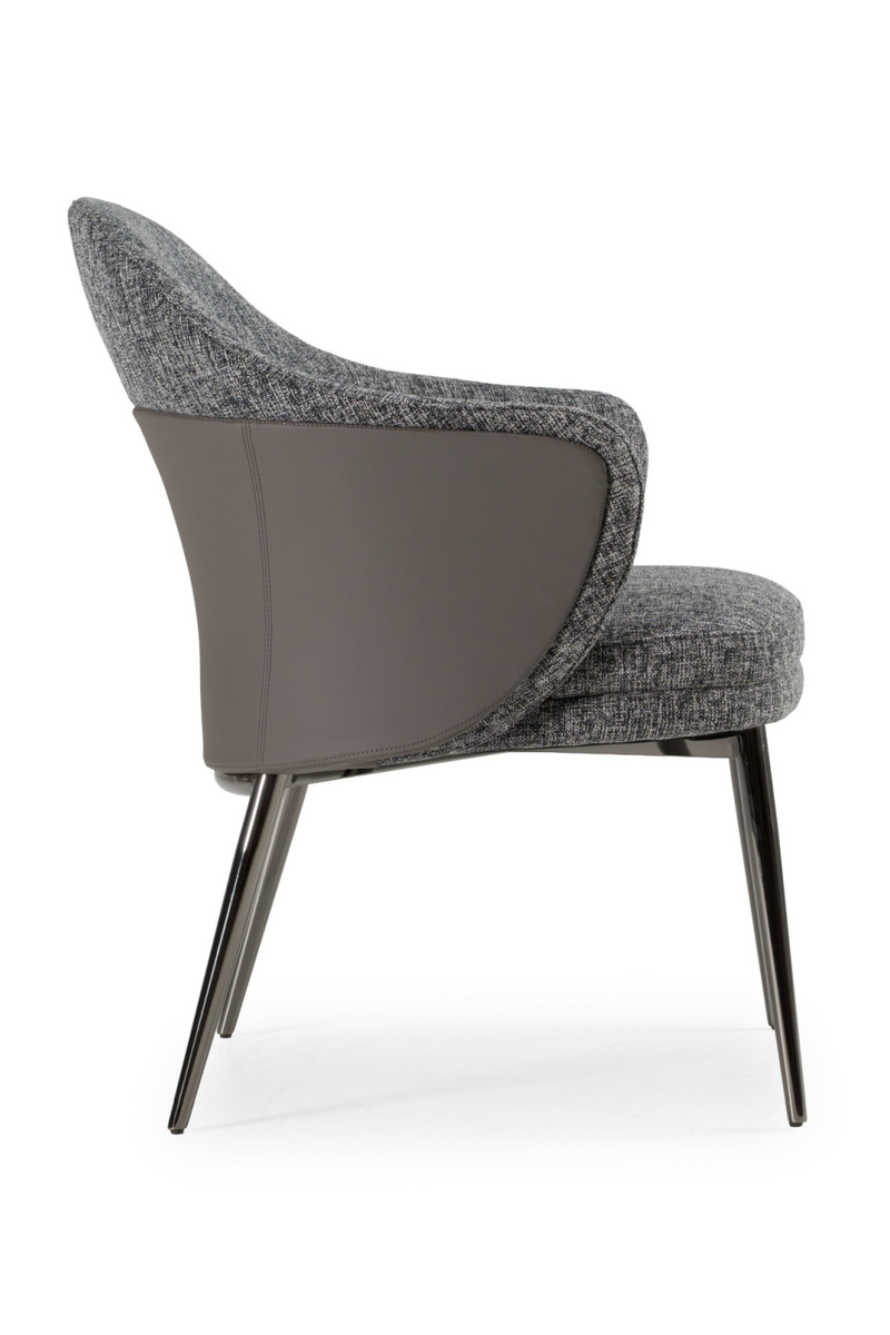 Gray Fabric Dining Chair | OROA Modern Cora | Oroatrade.com