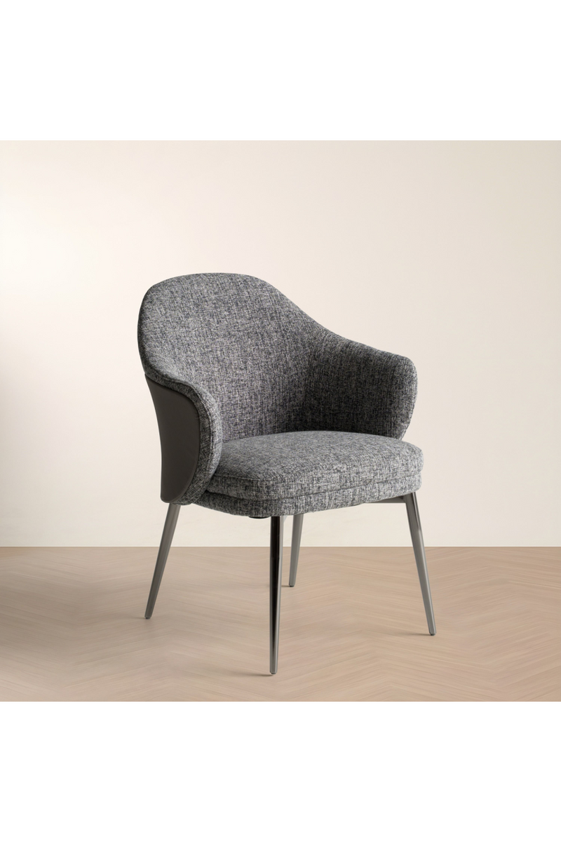 Gray Fabric Dining Chair | OROA Modern Cora | Oroatrade.com